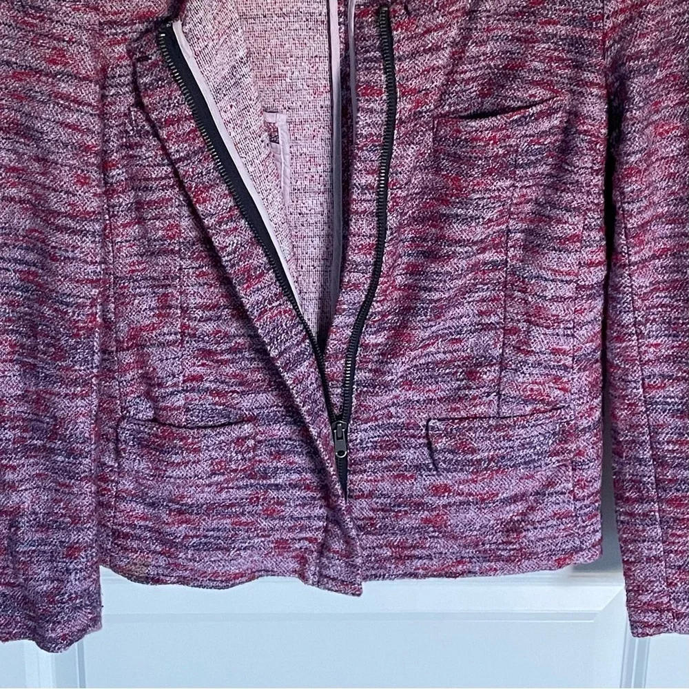 J. Crew Poppy Micro Tweed Cropped Jacket Blazer Size Small - 47726
